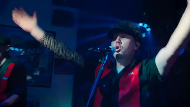 Still from a music video edited by Cutpoint Studio